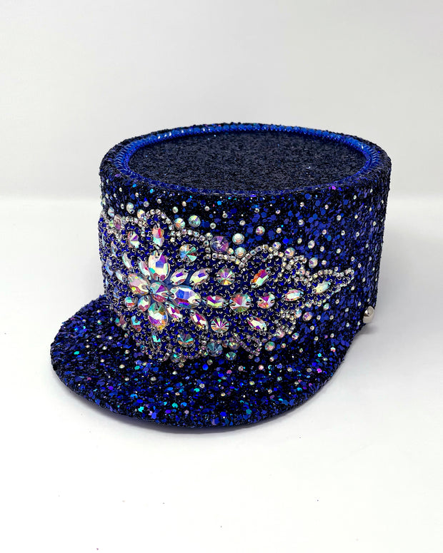 Royal Blue Crystal Stardust Legion Hat