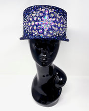 Royal Blue Crystal Stardust Legion Hat