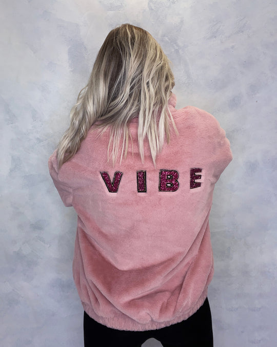Pink Vibe Faux Fur Jacket