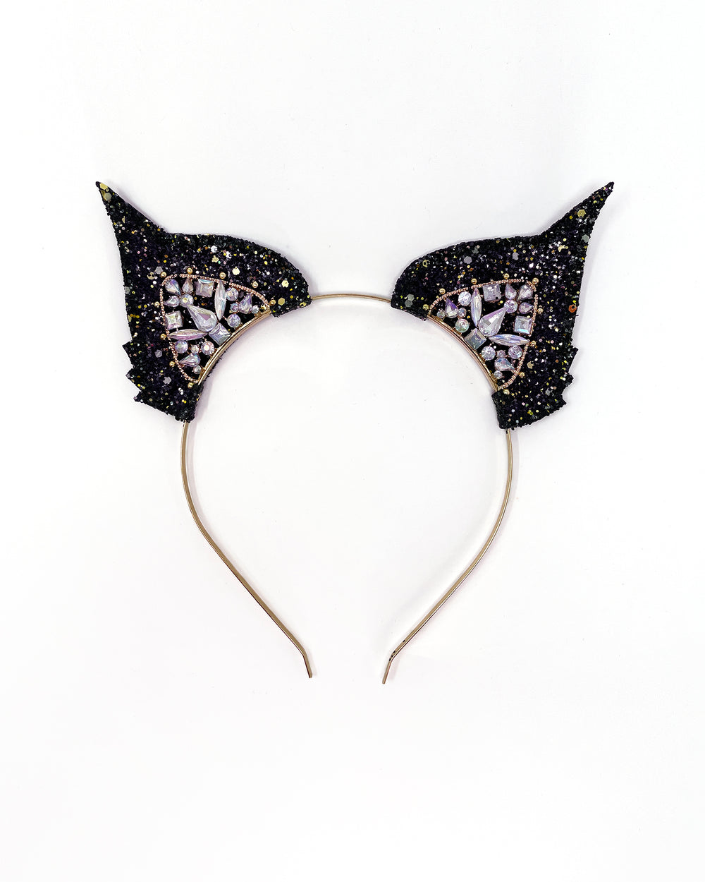 Black & Gold Wild Lynx Cat Ears