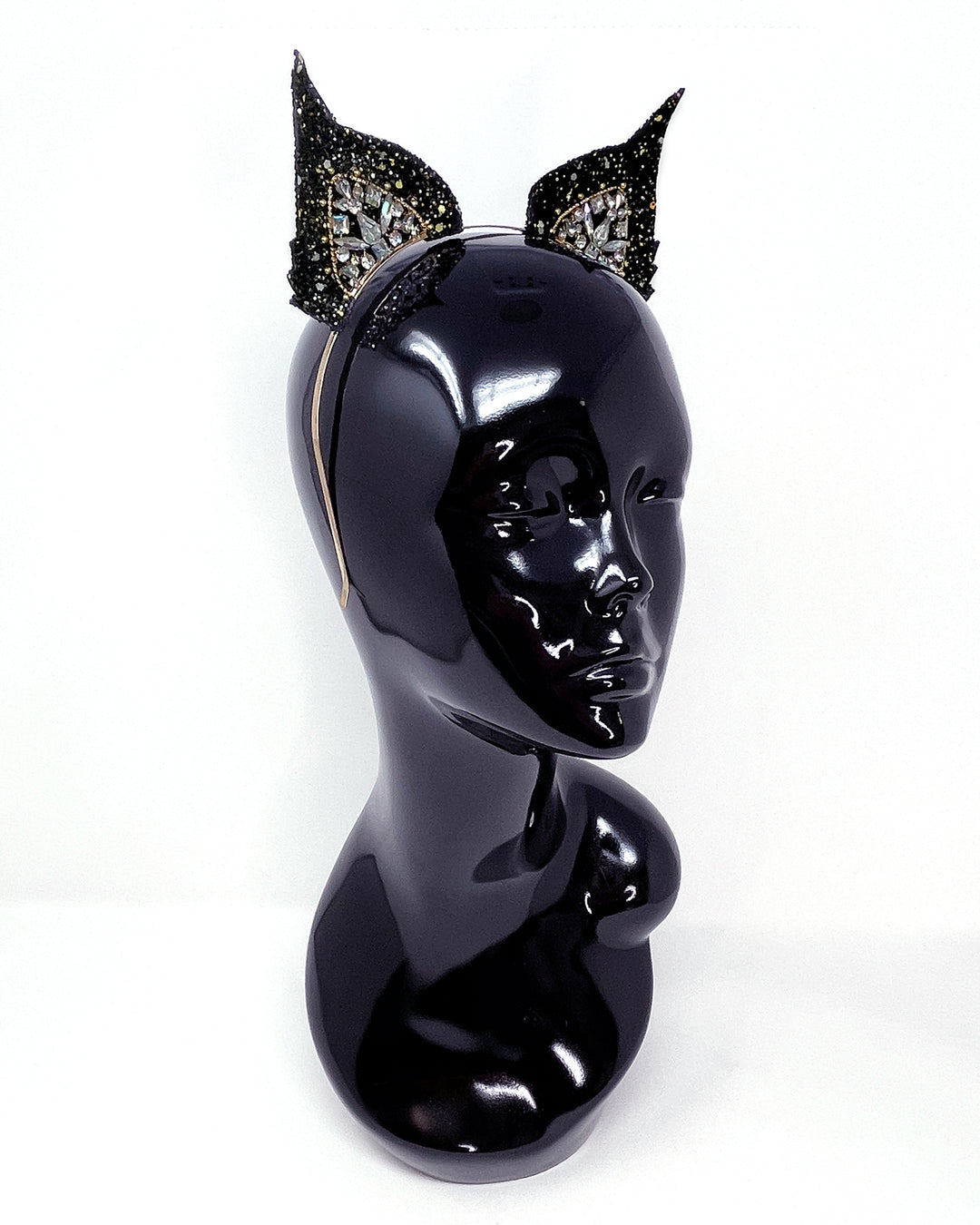 Black & Gold Wild Lynx Cat Ears