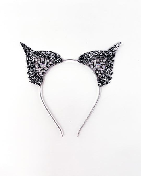 Black & Silver Wild Lynx Cat Ears