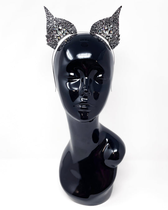 Black & Silver Wild Lynx Cat Ears