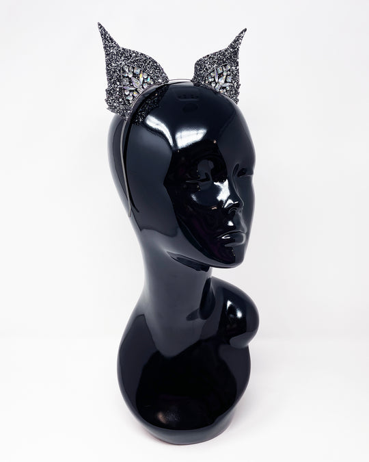 Black & Silver Wild Lynx Cat Ears