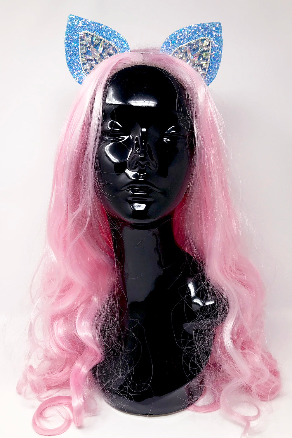 Aqua Silver Mysticat Cat Ears