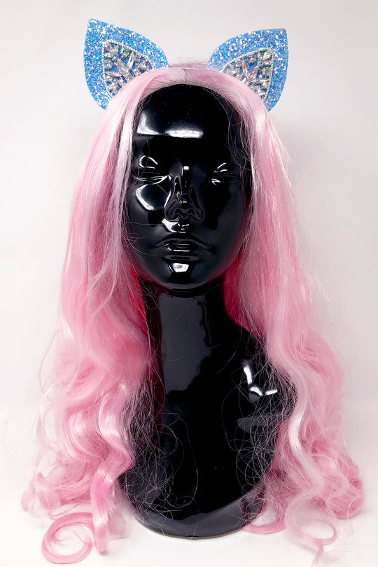 Aqua Silver Mysticat Cat Ears