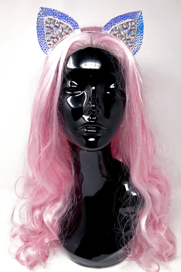 Silver Iridescent Mysticat Cat Ears