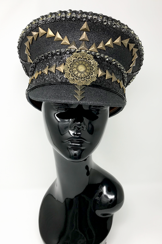 Glitter Eclipse Captain Hat