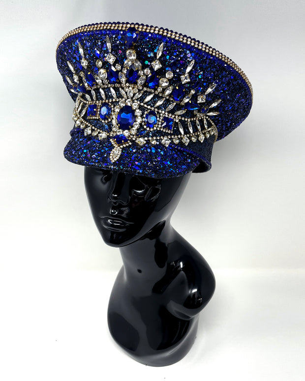 Royal Blue Captain Hat