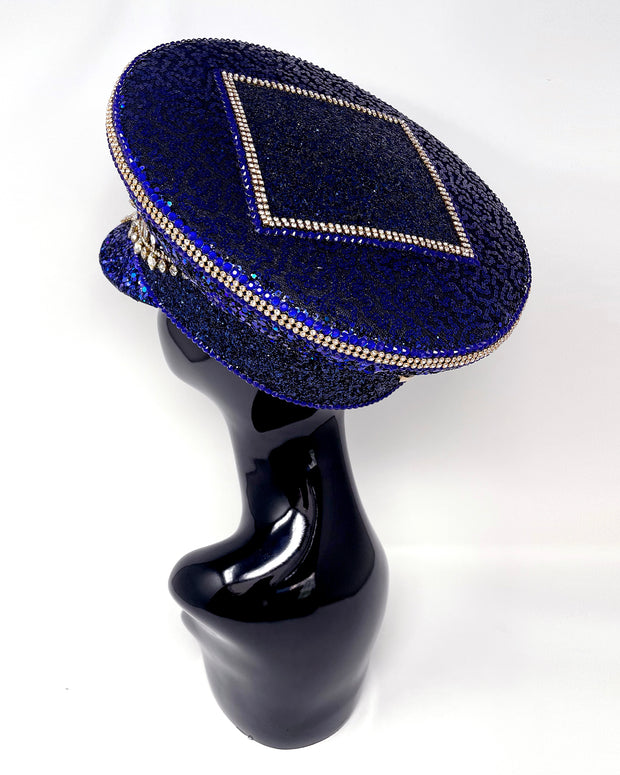 Royal Blue Captain Hat