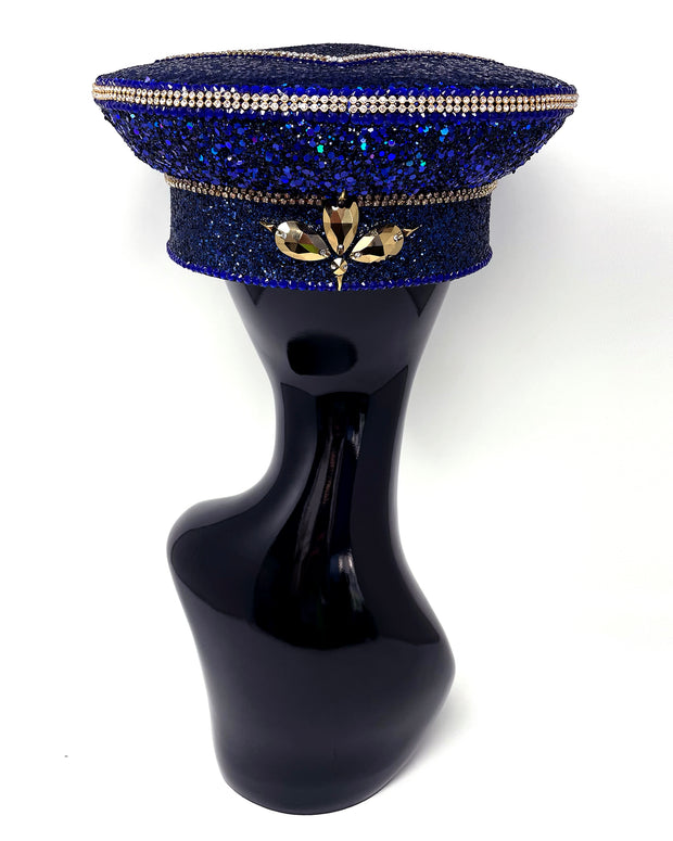 Royal Blue Captain Hat