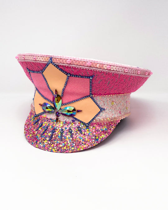 Pastel Glow Captain Hat