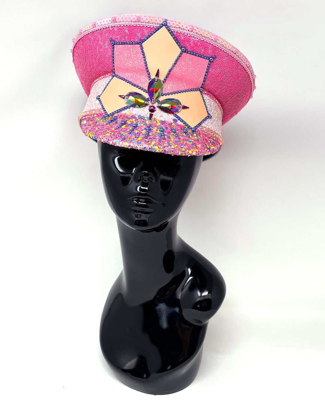 Pastel Glow Captain Hat