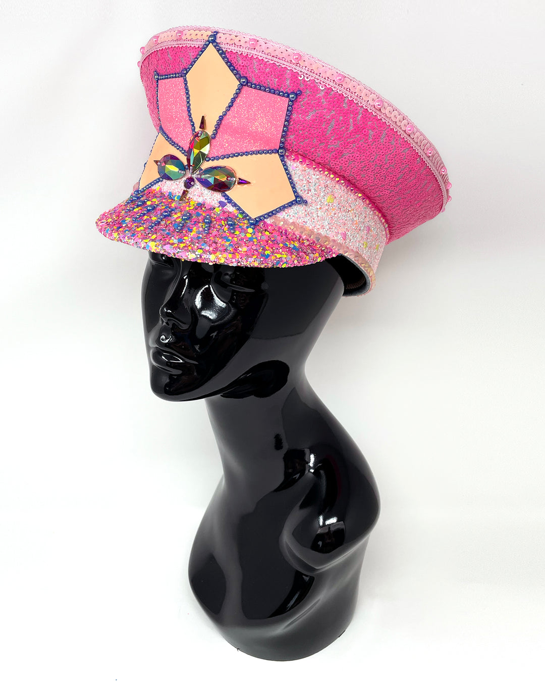 Pastel Glow Captain Hat