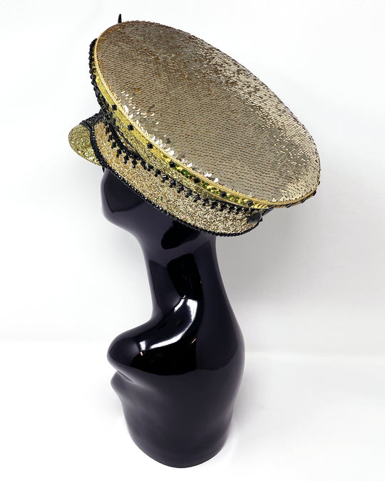 Gold Tempo Captain Hat