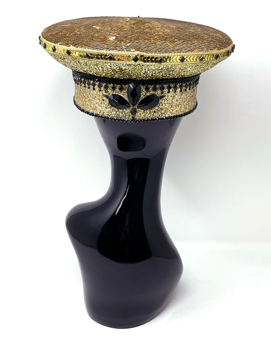 Gold Tempo Captain Hat