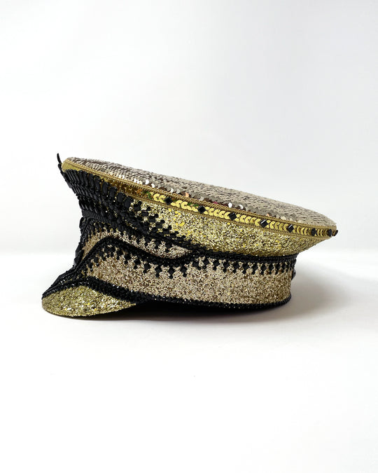 Gold Tempo Captain Hat