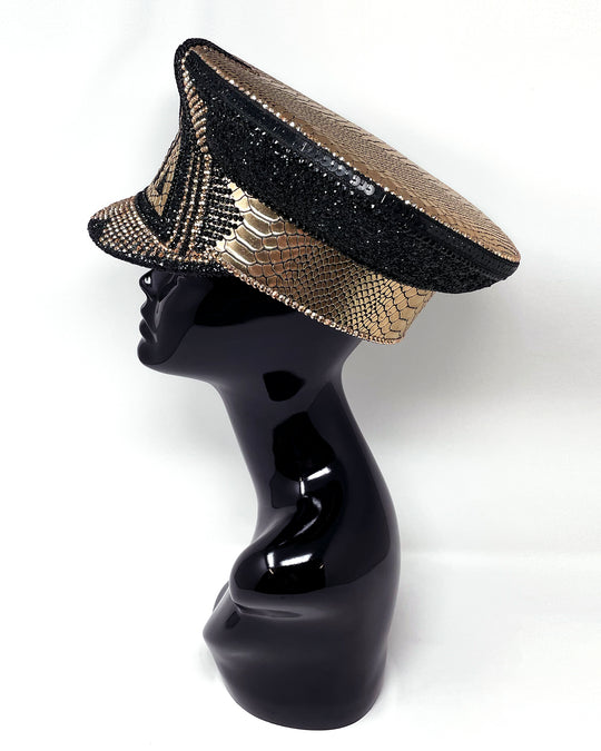 Gold Serpent Captain Hat
