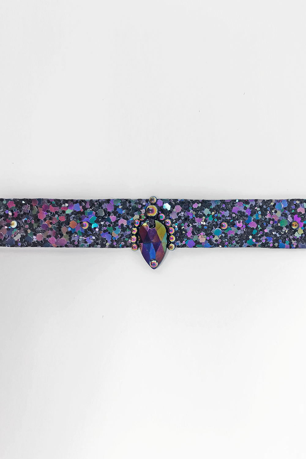 Petrol Glittermix Choker