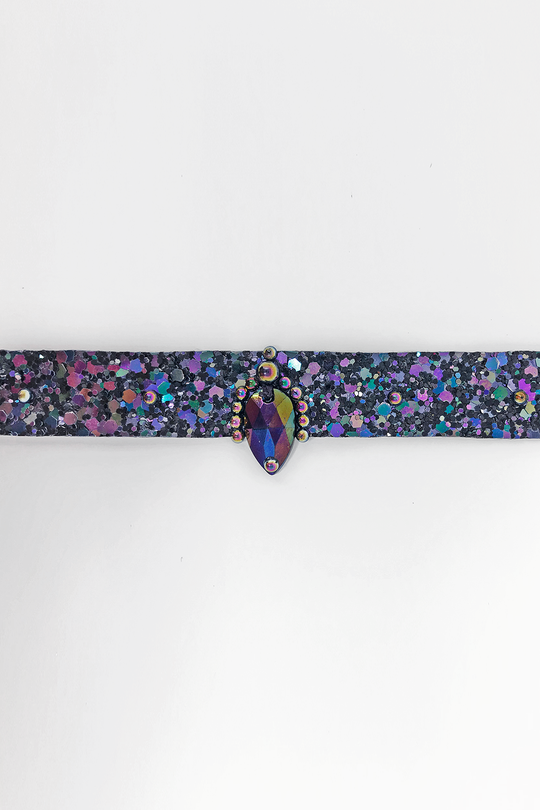 Petrol Glittermix Choker