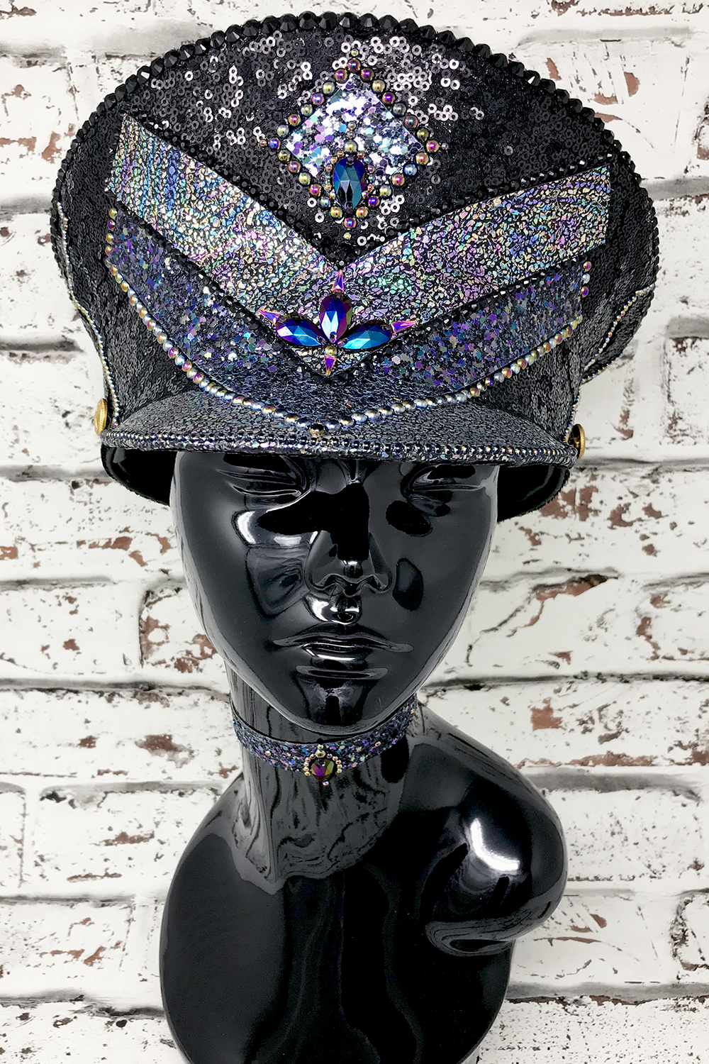 Petrol Glittermix Choker
