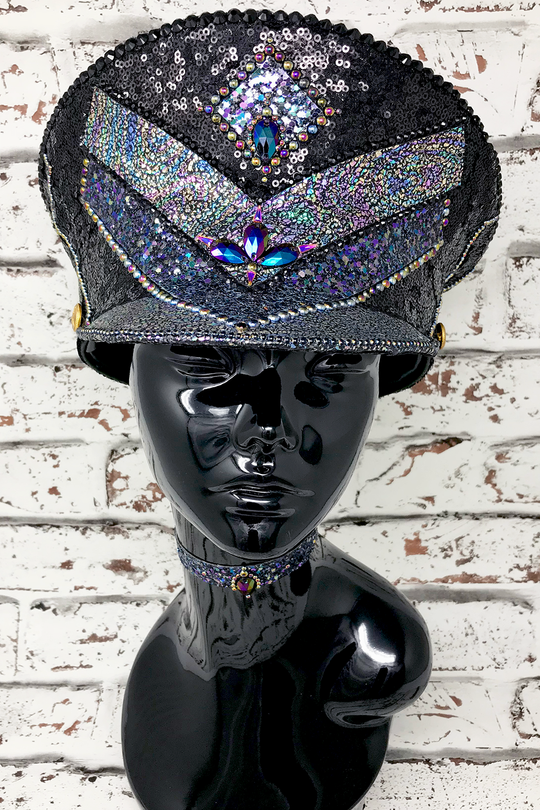 Petrol Glittermix Choker