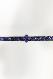 Purple Glittermix Choker