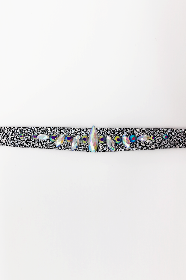 Silver Iridescent Choker