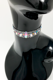 Silver Iridescent Choker