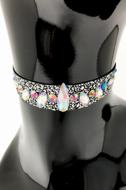 Silver Iridescent Choker