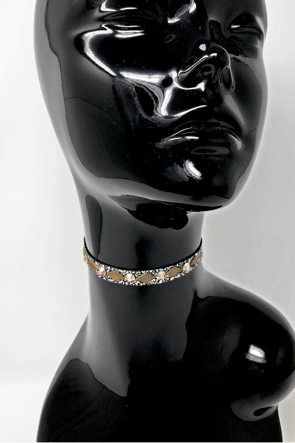 Silver Stud Choker