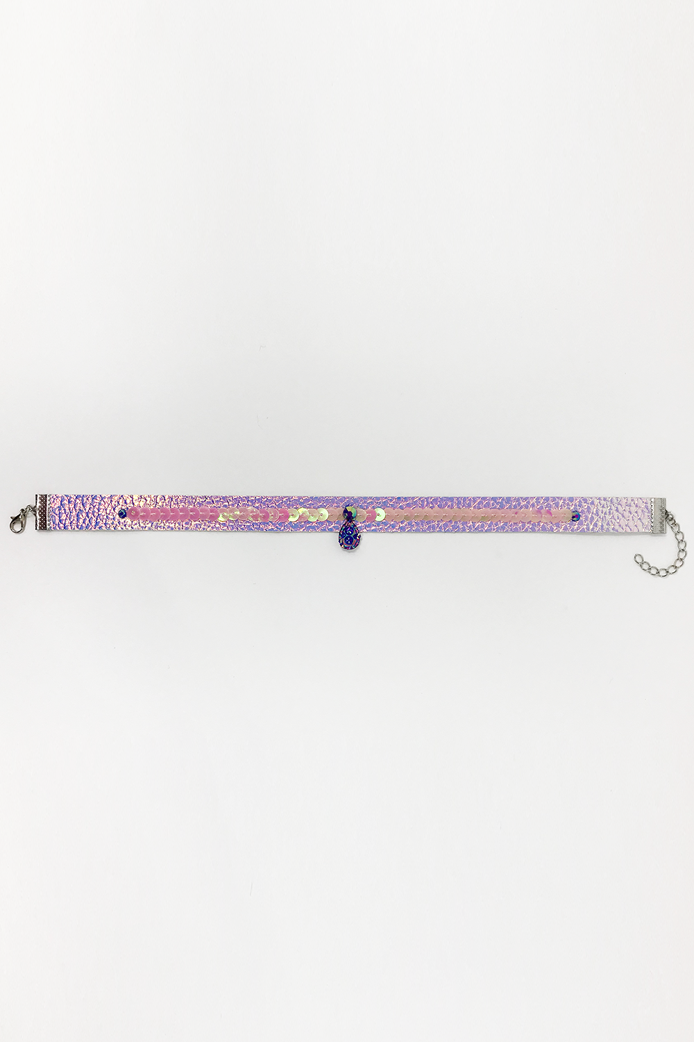 Lilac Reflector Choker