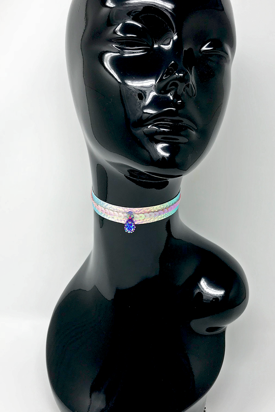 Lilac Reflector Choker