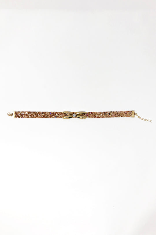 Glitter Gold Choker