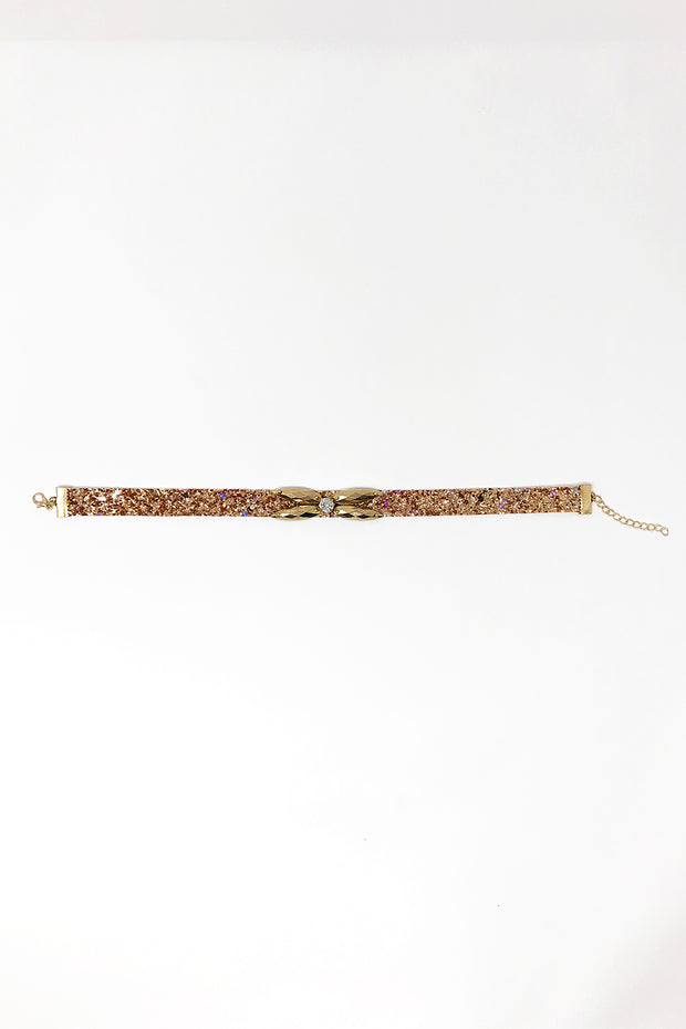 Glitter Gold Choker