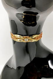 Glitter Gold Choker
