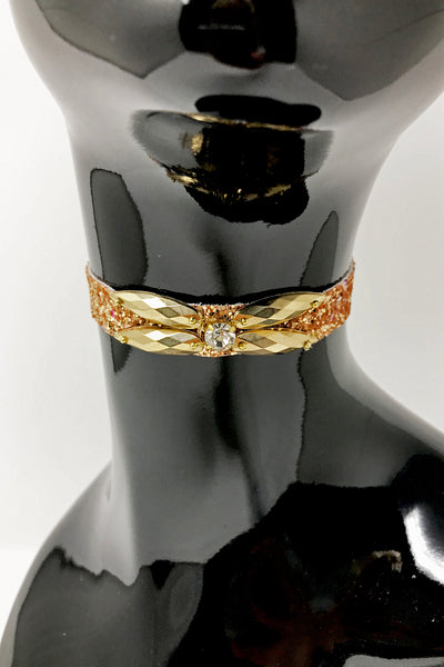 Glitter Gold Choker
