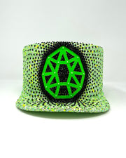 Neon Green Jewel Legion Hat