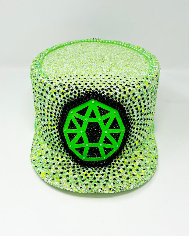 Neon Green Jewel Legion Hat