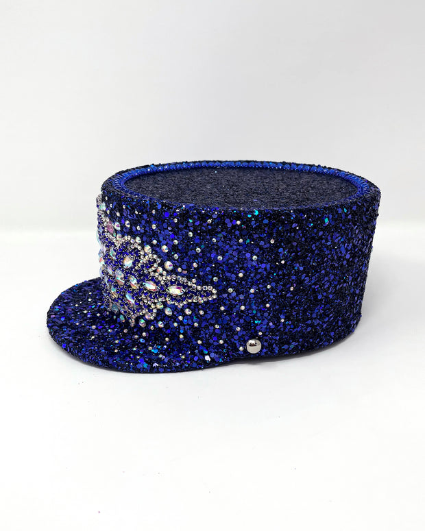 Royal Blue Crystal Stardust Legion Hat