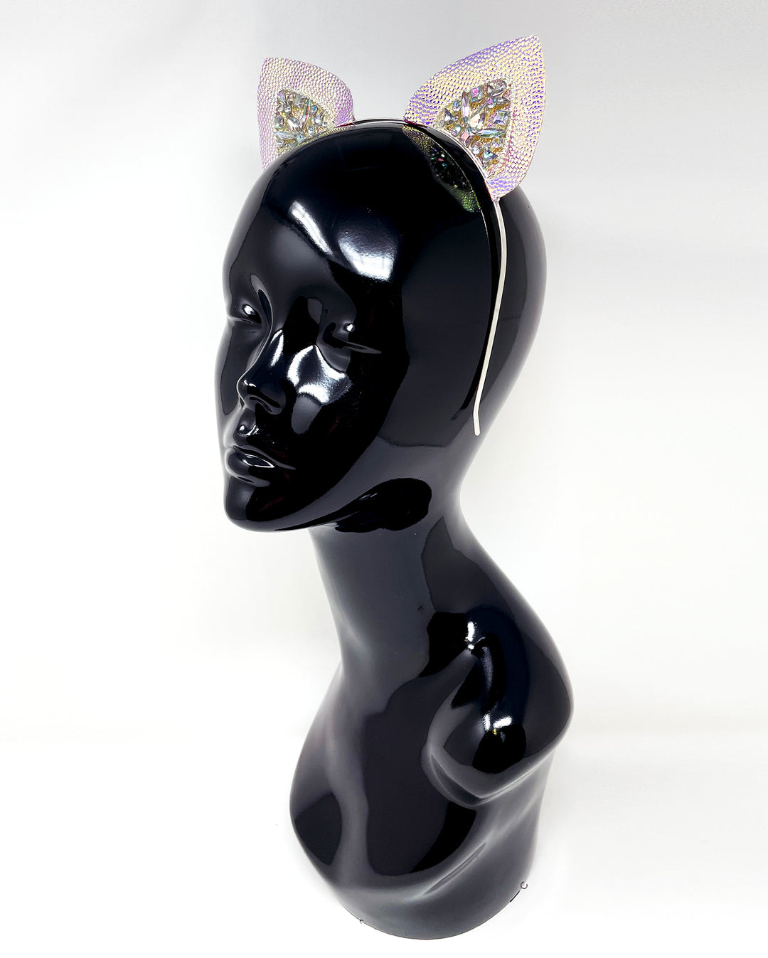 Silver Iridescent Mysticat Cat Ears