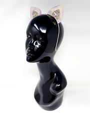 Silver Iridescent Mysticat Cat Ears