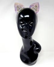 Silver Iridescent Mysticat Cat Ears