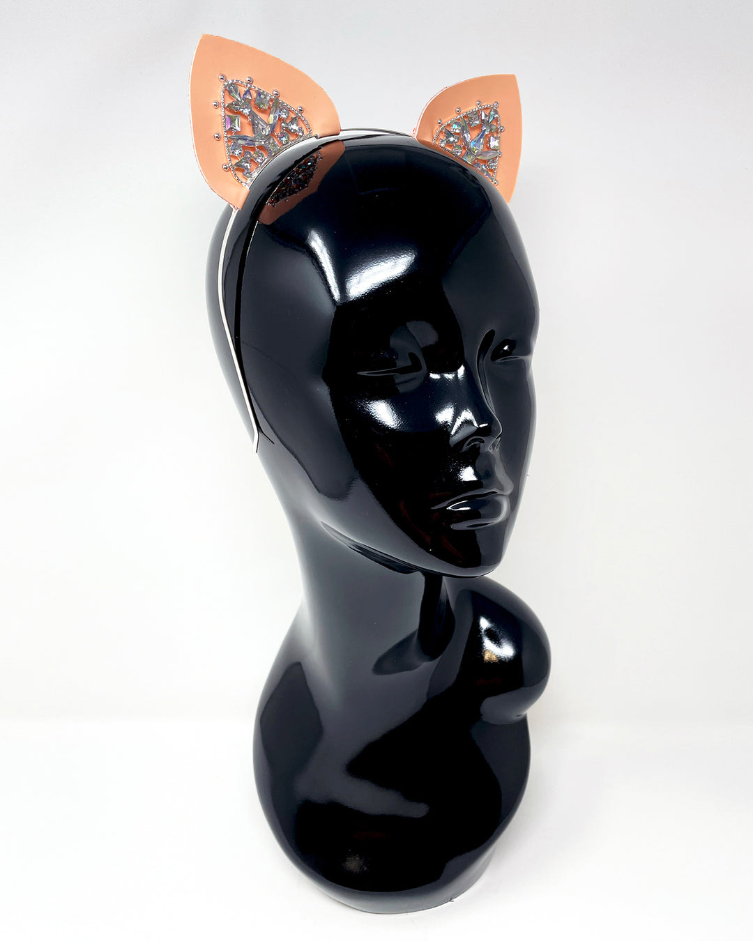 Pastel Orange Glow Mysticat Cat Ears
