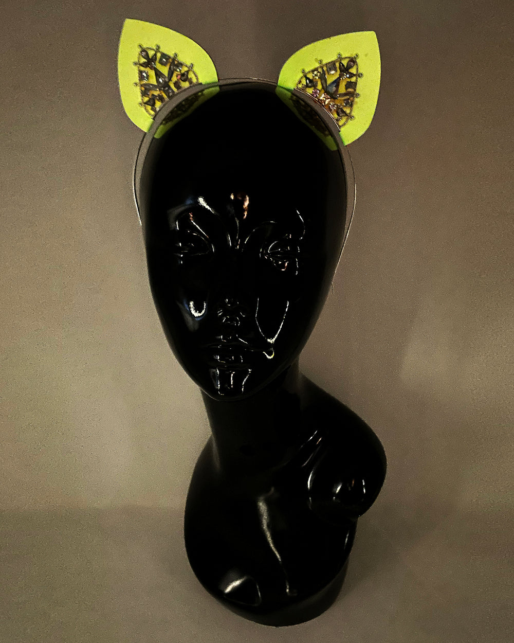 Pastel Orange Glow Mysticat Cat Ears