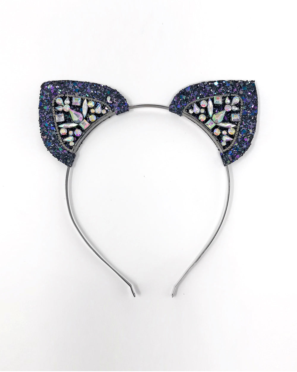 Purple Glitter Mix Mysticat Cat Ears