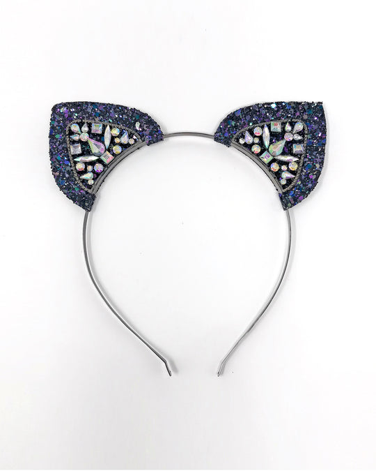 Purple Glitter Mix Mysticat Cat Ears