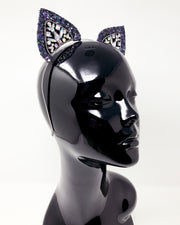 Purple Glitter Mix Mysticat Cat Ears