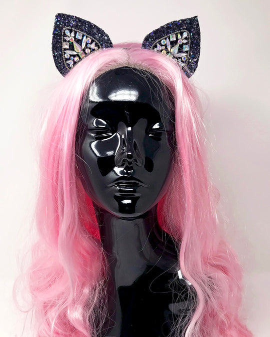 Purple Glitter Mix Mysticat Cat Ears