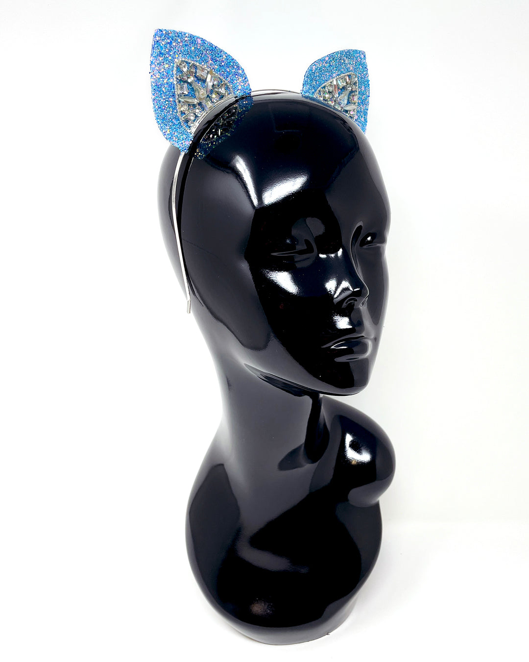 Aqua Silver Mysticat Cat Ears